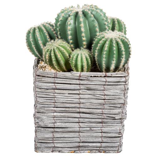  BLOOM SAKSILI YAPAY KAKTÜS 31CM