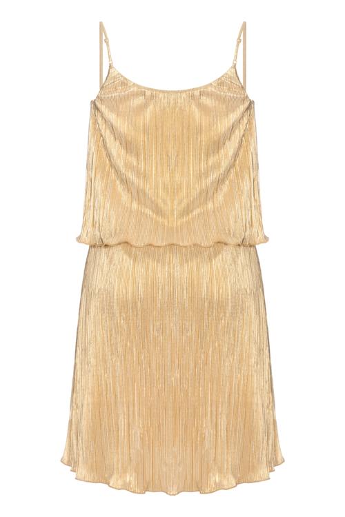  PARLAK MİNİ ELBİSE