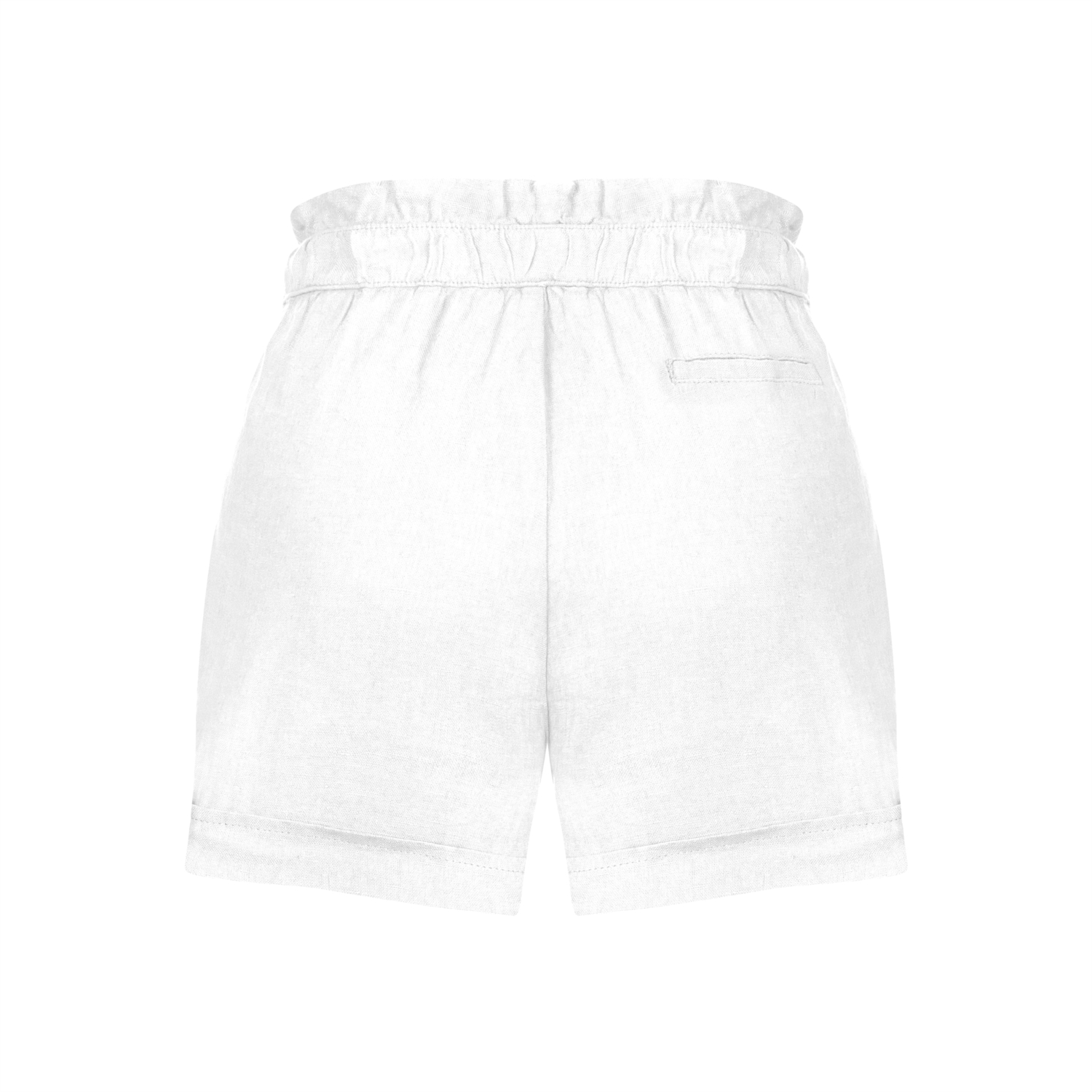 BAĞCIKLI KETEN KISA ŞORT