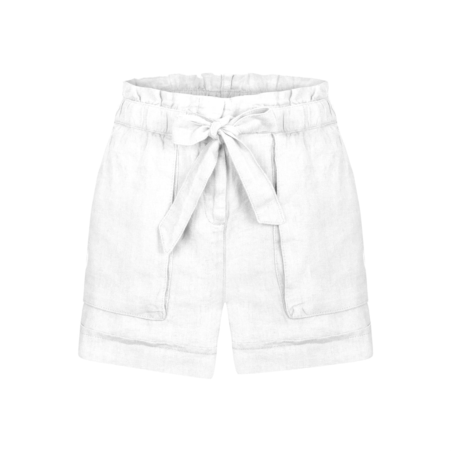 BAĞCIKLI KETEN KISA ŞORT