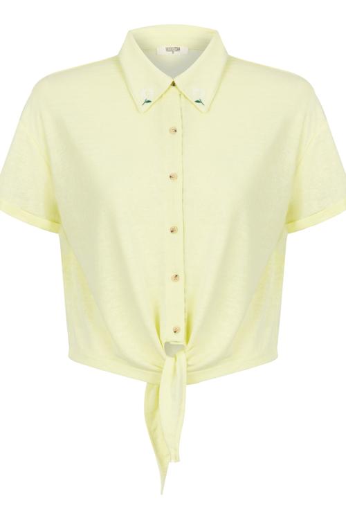  NAKIŞ DETAYLI RELAX GÖMLEK