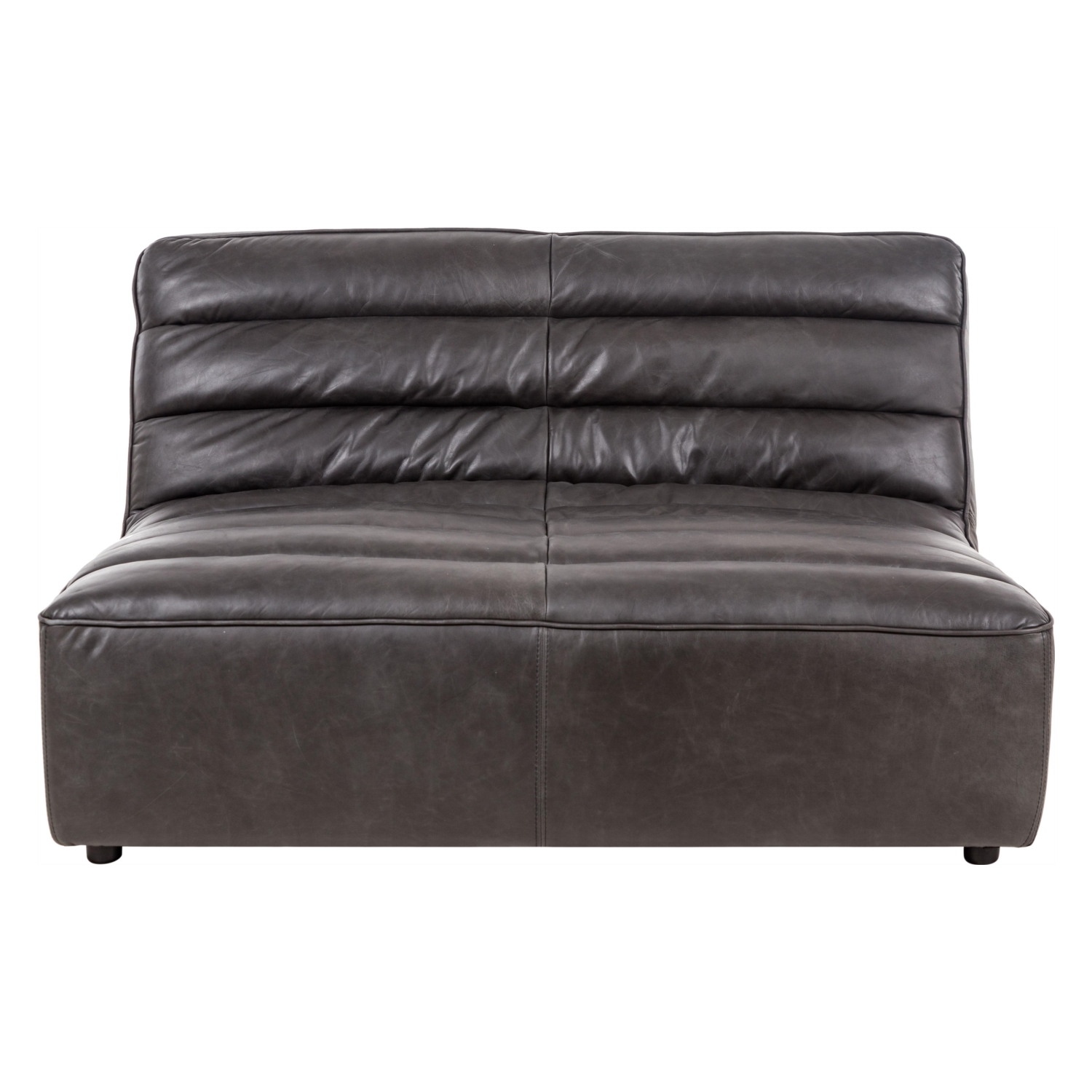 SHABBY İKİLİ DERİ KOLTUK NATURAL WASHED EBONY