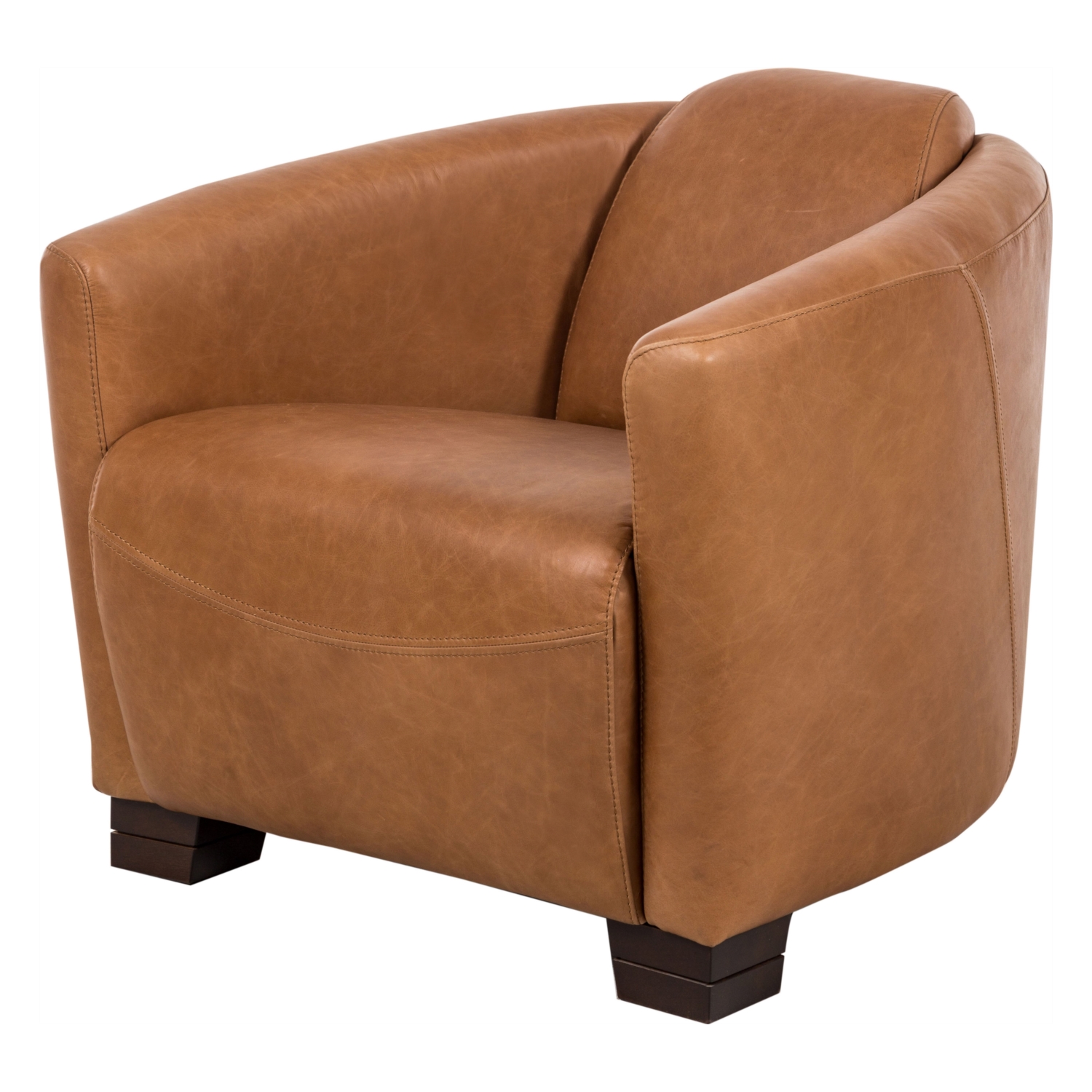 ROCKET AÇIK KAHVE TEKLİ DERİ KOLTUK