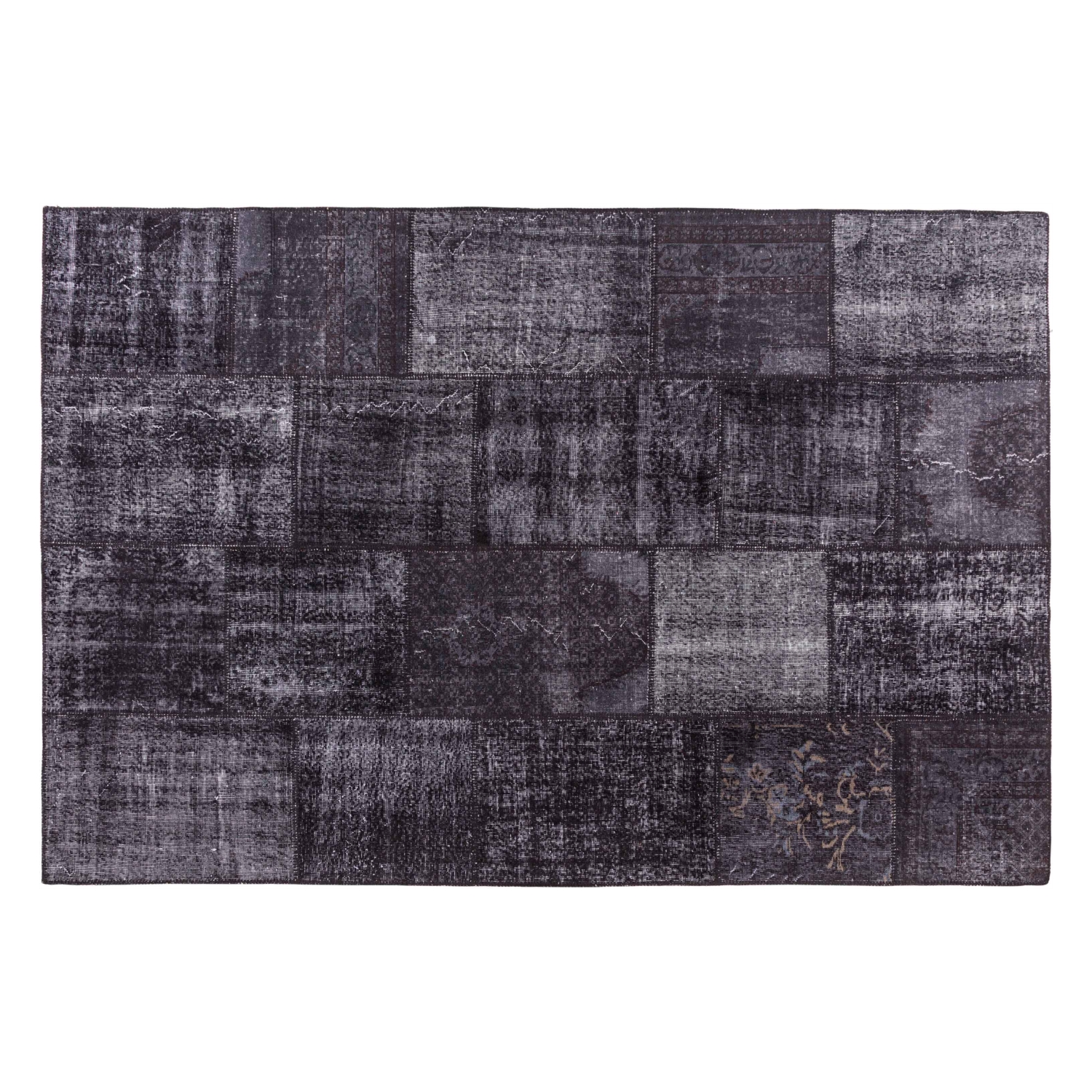 LİMA PATCHWORK HALI SİYAH 200X300 CM