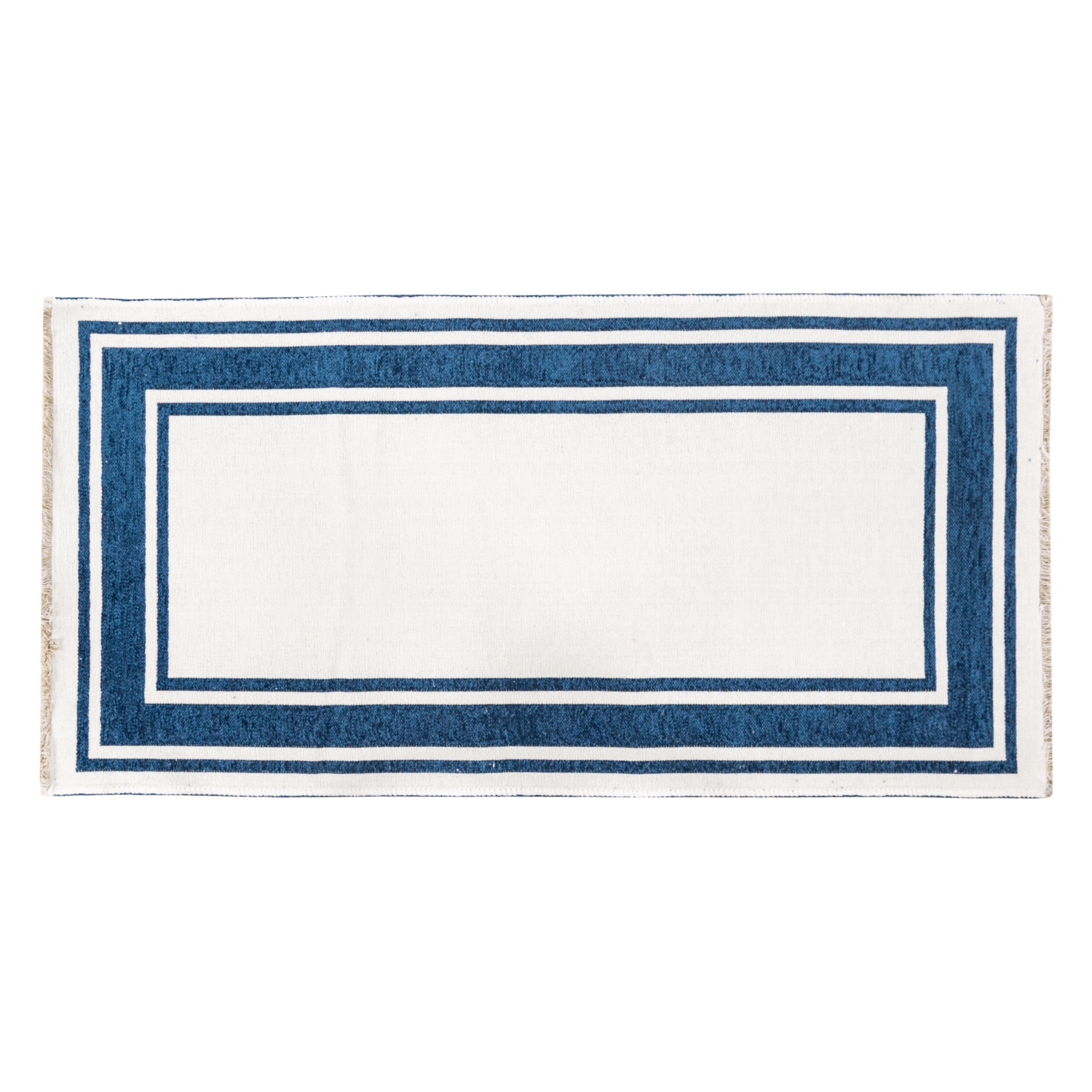 ALICE KİLİM LACIVERT-BEYAZ 75x150 CM