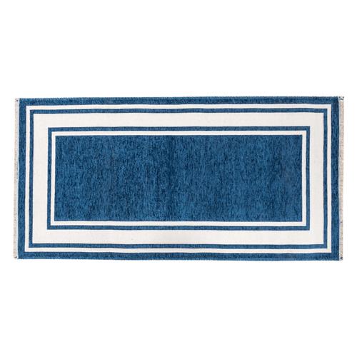  ALICE KİLİM LACIVERT-BEYAZ 75x150 CM