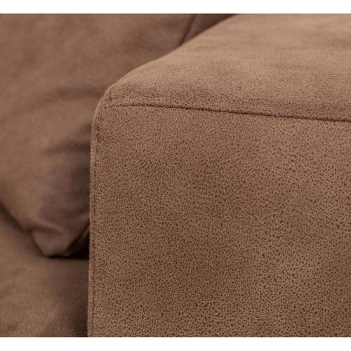  NEWPA KAHVE NUBUK ÜÇLÜ YATAKLI KANEPE