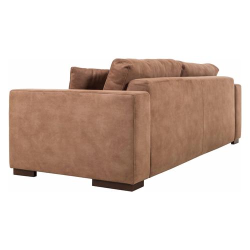  NEWPA KAHVE NUBUK ÜÇLÜ YATAKLI KANEPE