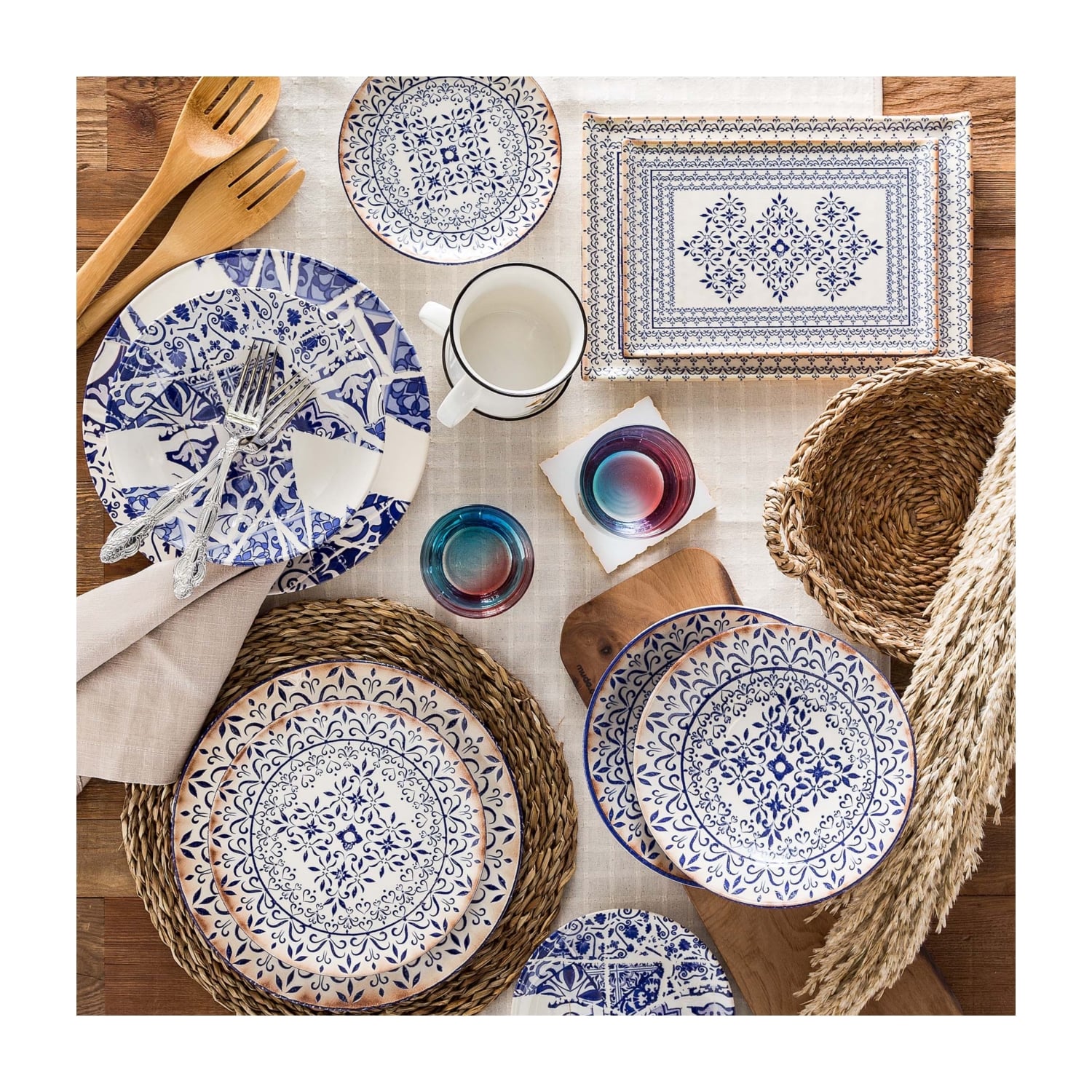 BLU SERVİS TABAĞI 26CM