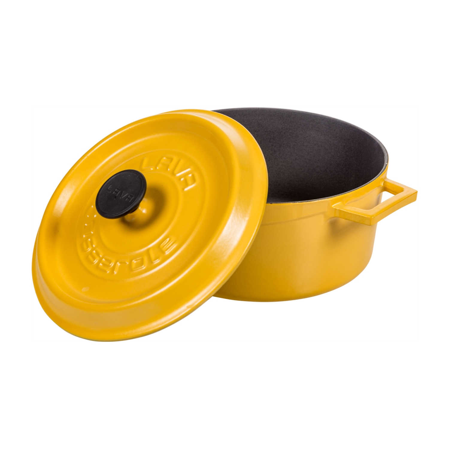 LAVA YUVARLAK TENCERE SARI 24CM