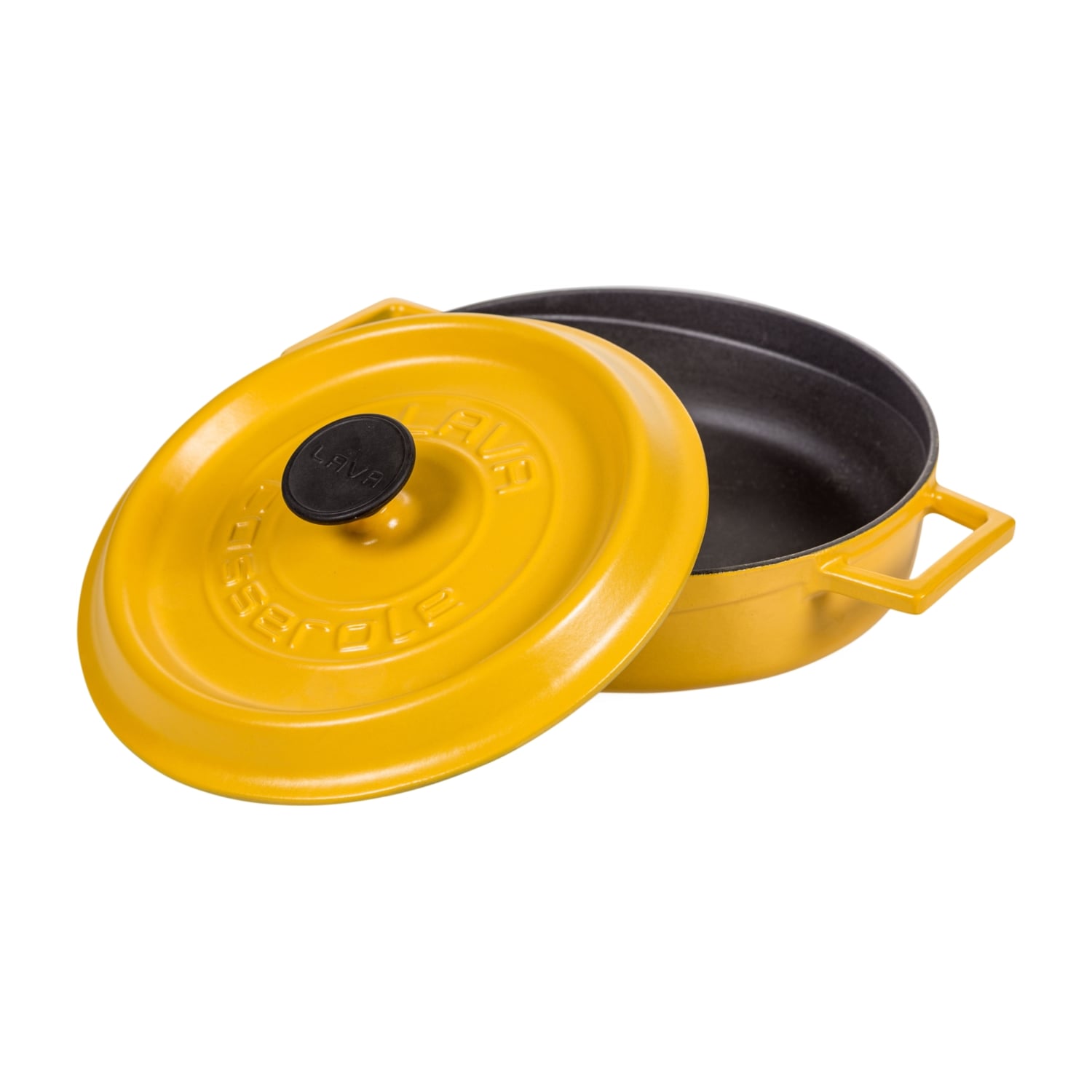 LAVA YUVARLAK YAYVAN TENCERE SARI 24 CM