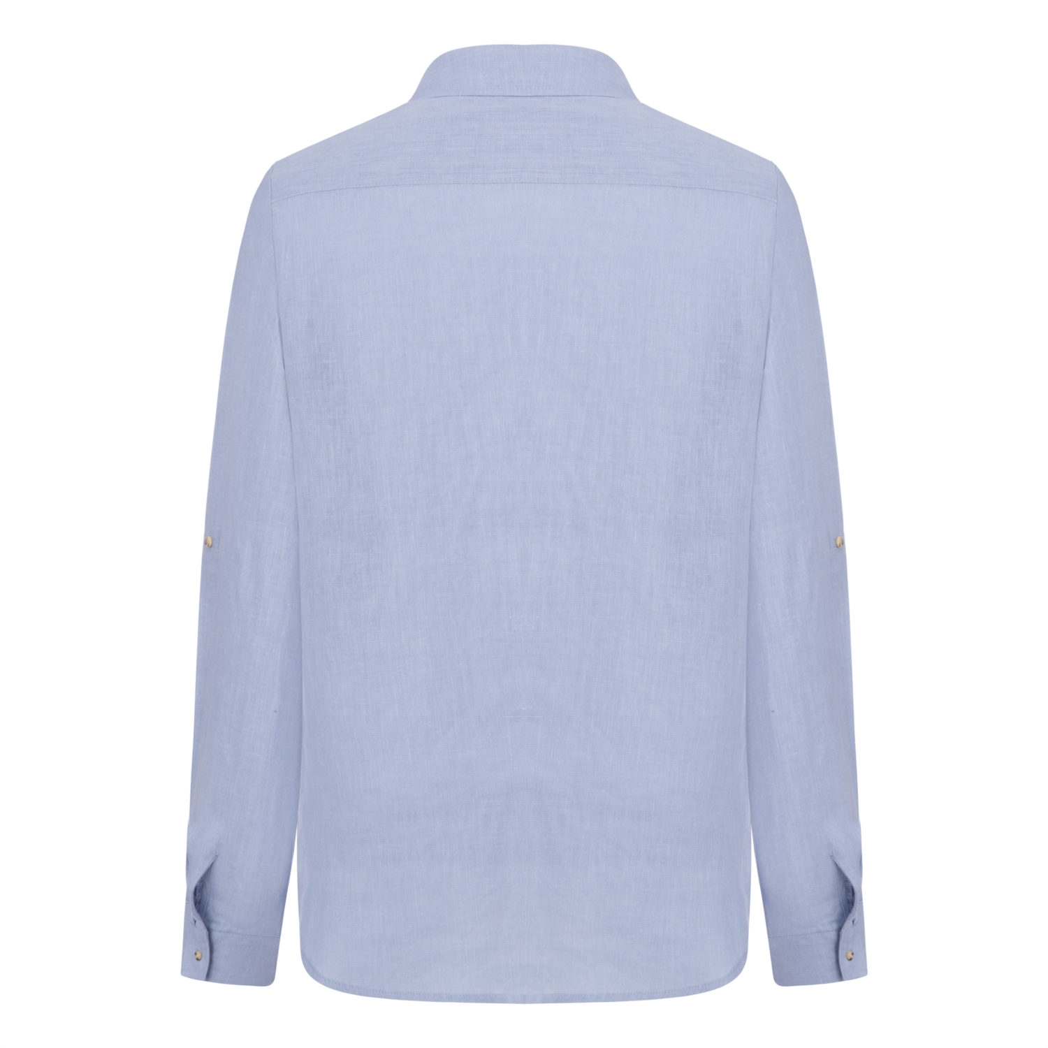 CEP DETAYLI REGULAR KETEN GÖMLEK