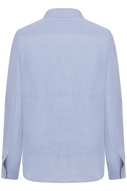  CEP DETAYLI REGULAR KETEN GÖMLEK