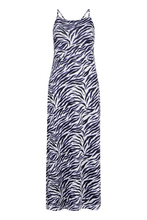  ZEBRA DESENLİ MAXI ELBİSE
