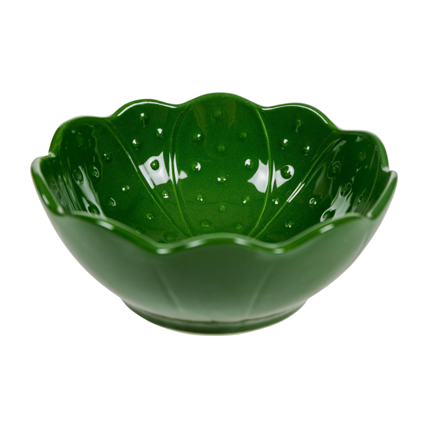 CACTUS BÜYÜK KASE - YEŞİL 18 CM