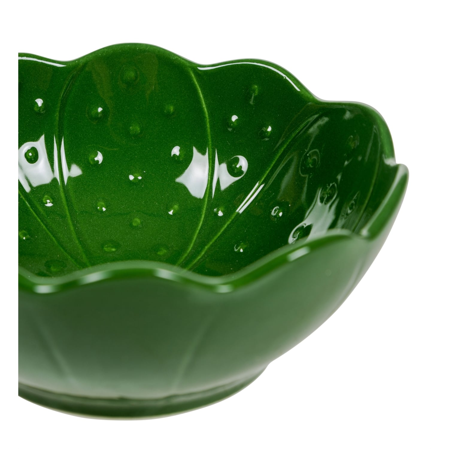 CACTUS BÜYÜK KASE - YEŞİL 18 CM