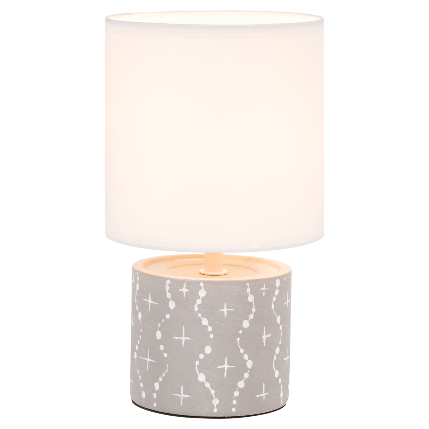 ZANSA GRI SERAMİK ABAJUR