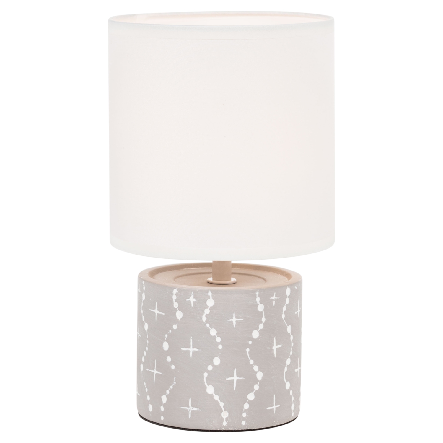 ZANSA GRI SERAMİK ABAJUR