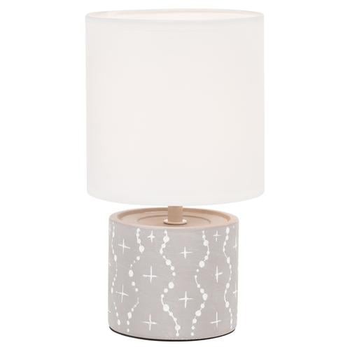  ZANSA GRI SERAMİK ABAJUR