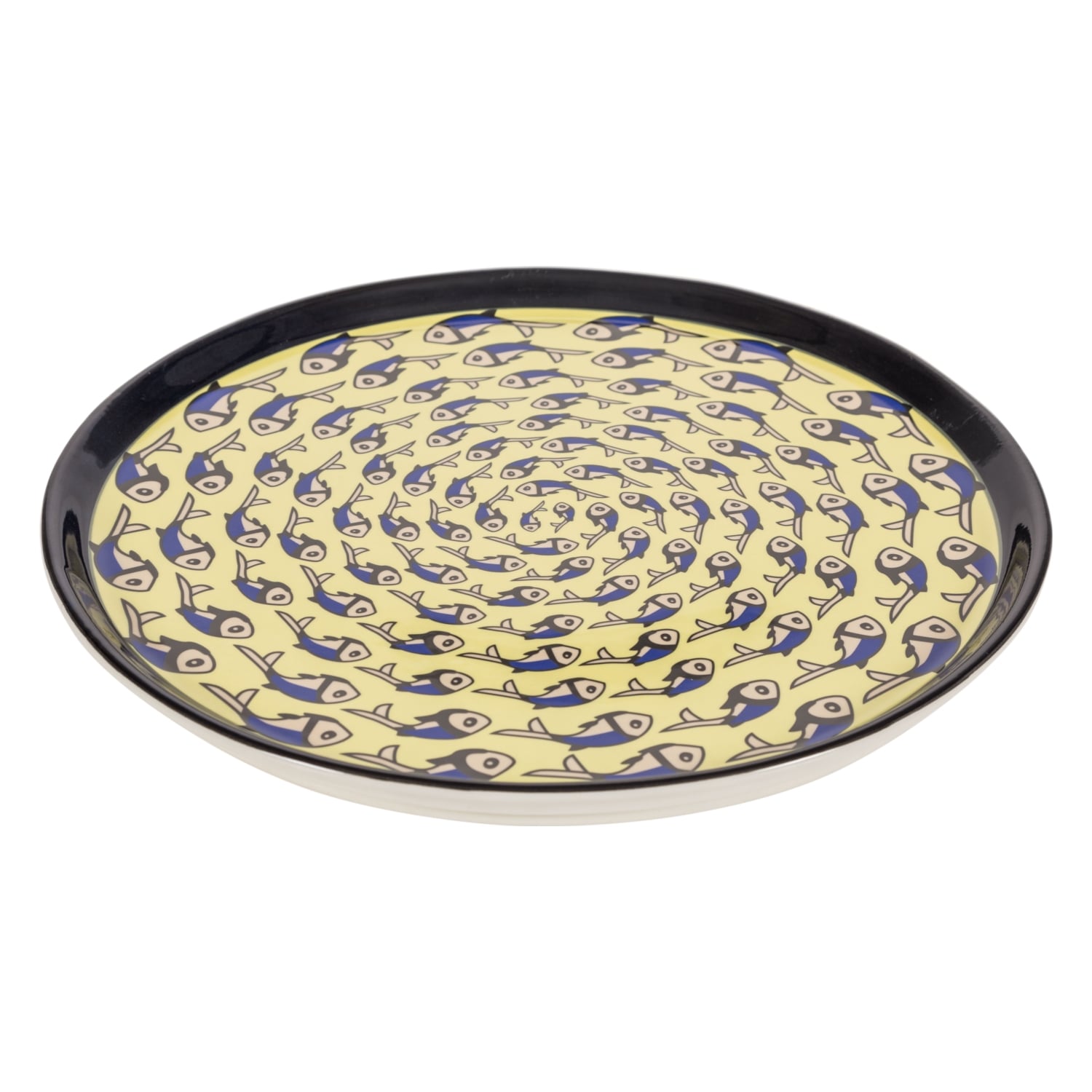 GULF DEKORATİF TABAK 38CM SARI