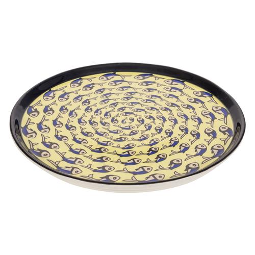  GULF DEKORATİF TABAK 38CM SARI