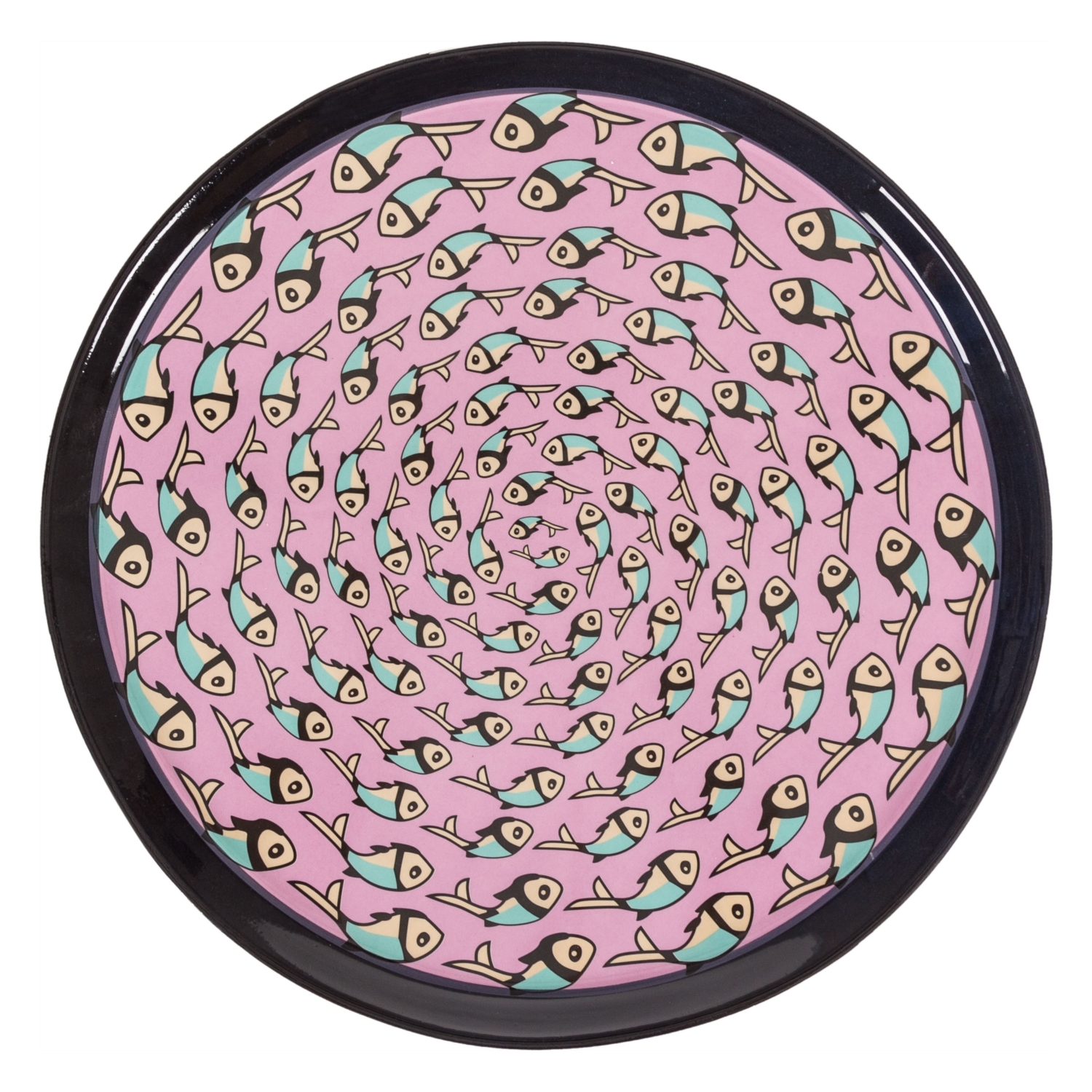 GULF DEKORATİF TABAK 38CM PEMBE