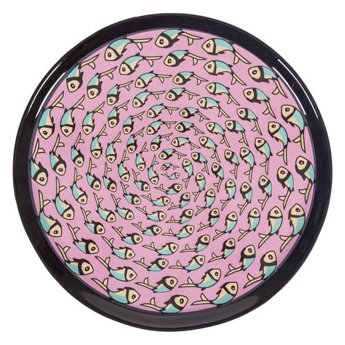  GULF DEKORATİF TABAK 38CM PEMBE