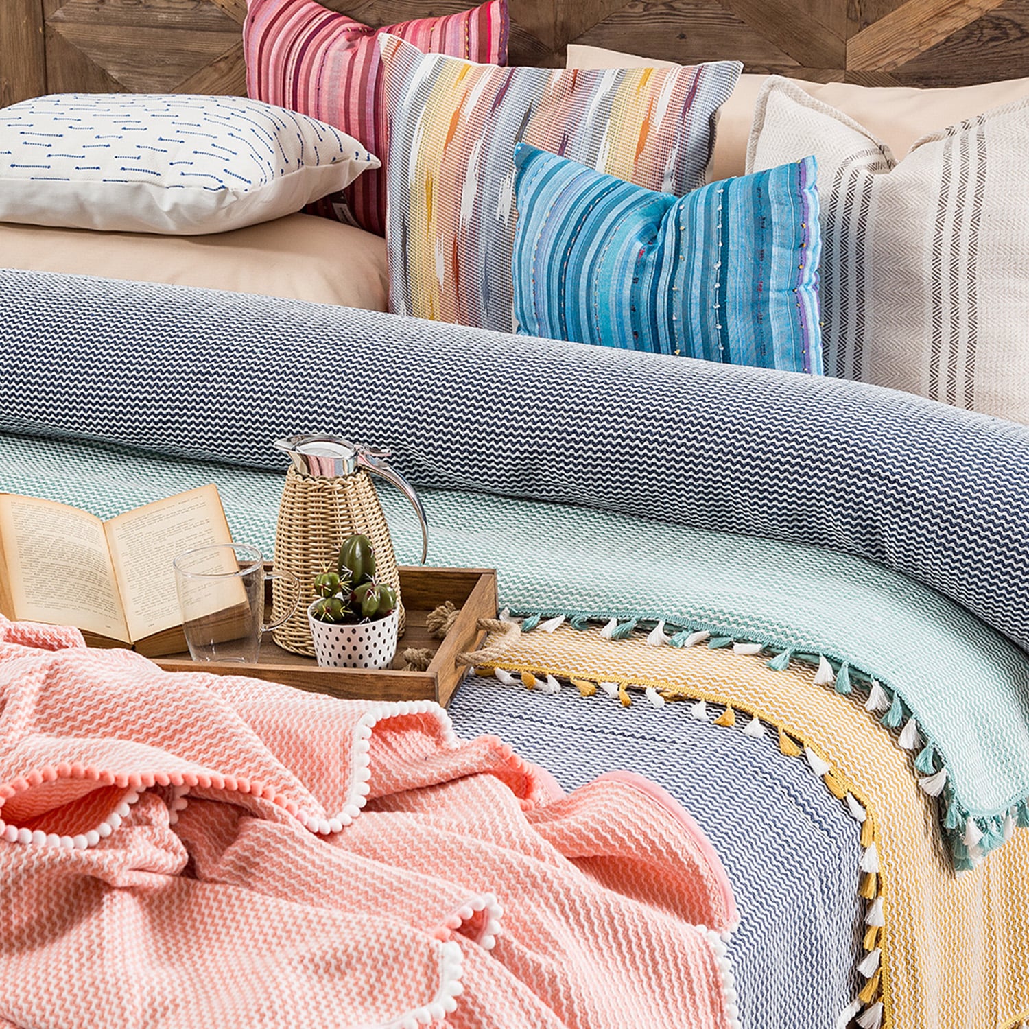 ALDEA PİKE-YATAK ÖRTÜSÜ YAVRUAĞZI ÇİFT KİŞİLİK