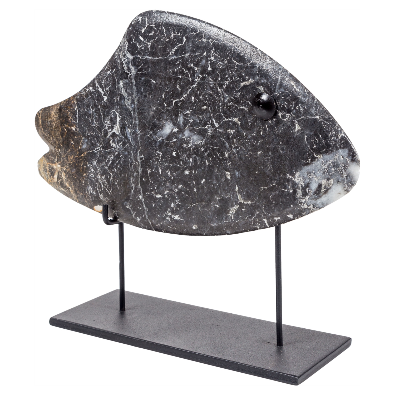 SİYAH BALIK MERMER BİBLO