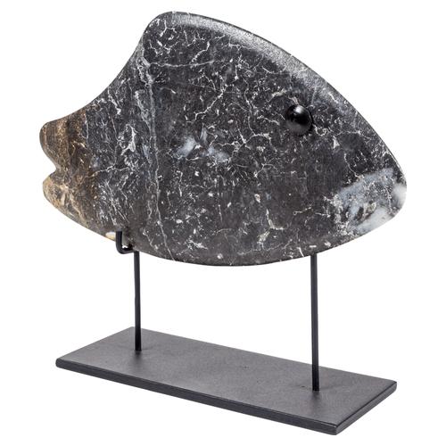  SİYAH BALIK MERMER BİBLO