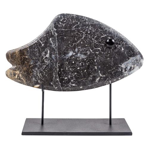  SİYAH BALIK MERMER BİBLO