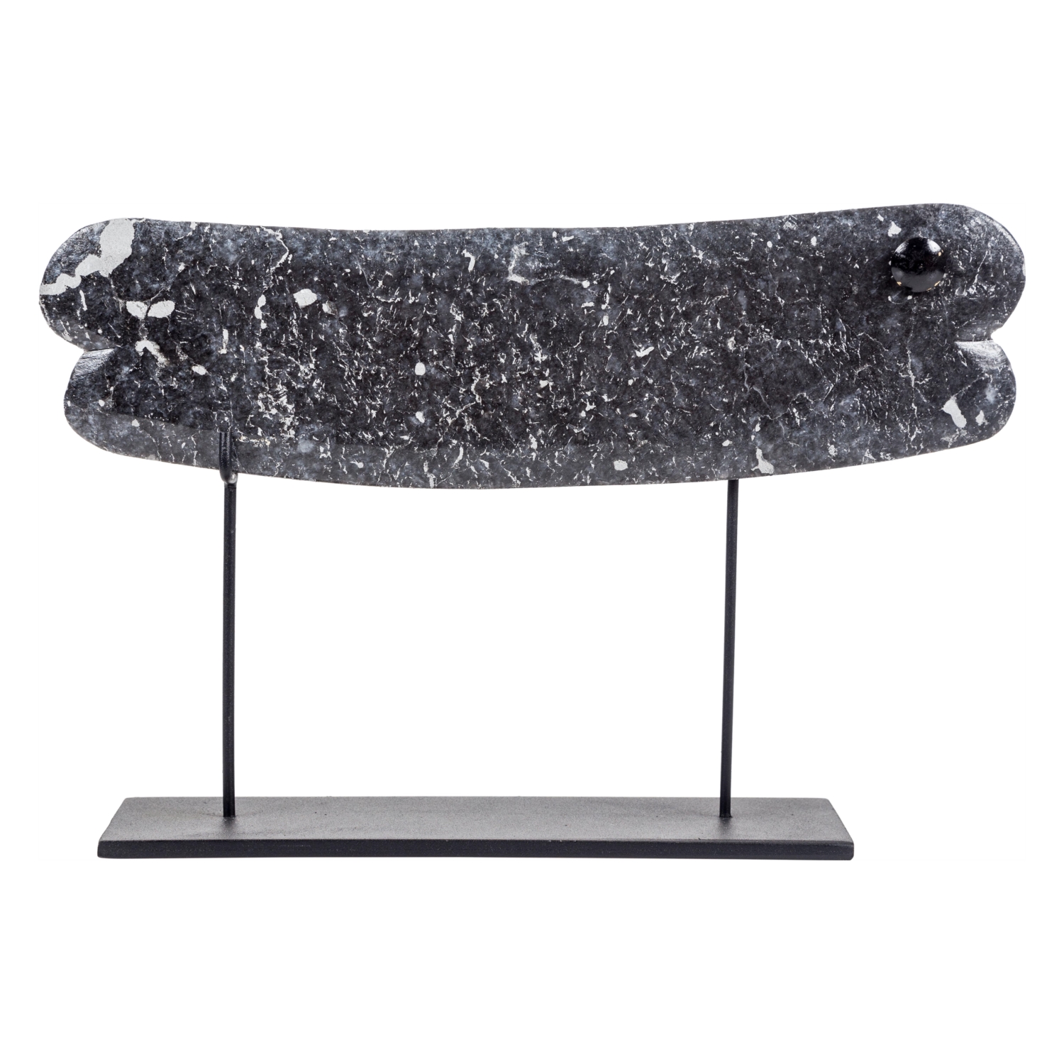 SİYAH BALIK MERMER BİBLO