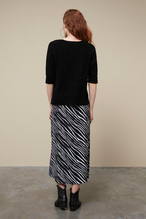  3/4 KOL ŞÖNİL DOKULU KAZAK