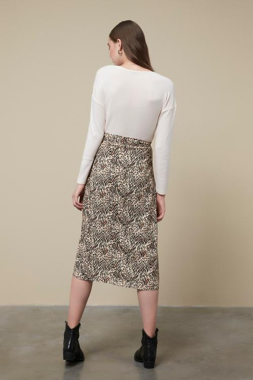  DESENLİ MİDİ ETEK