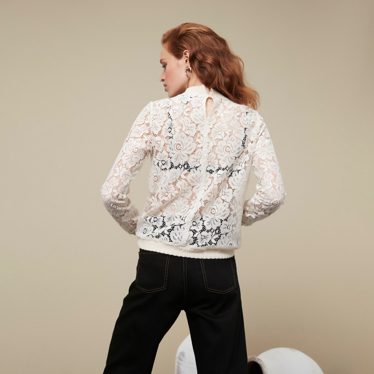 DANTELLİ UZUN KOL BLUZ