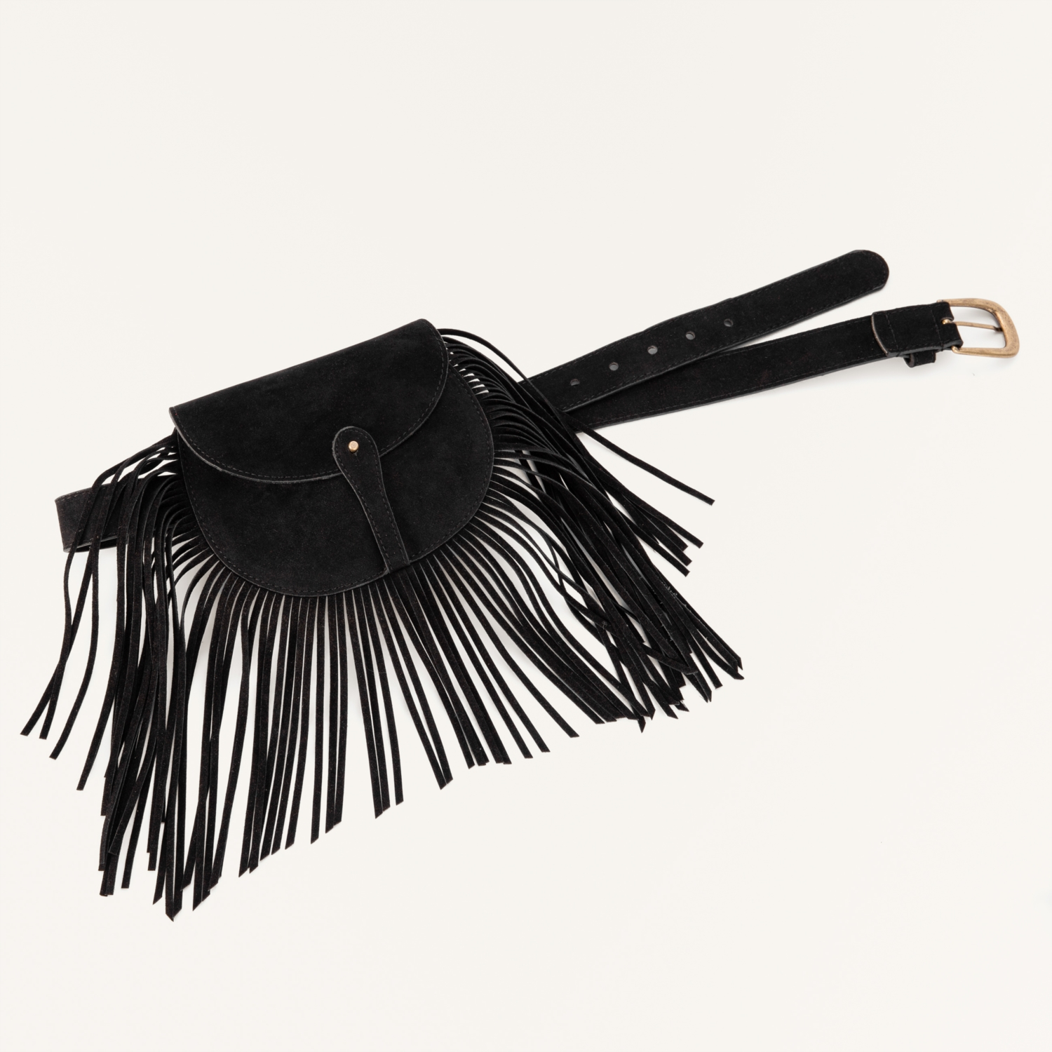 PÜSKÜLLÜ BEL ÇANTASI