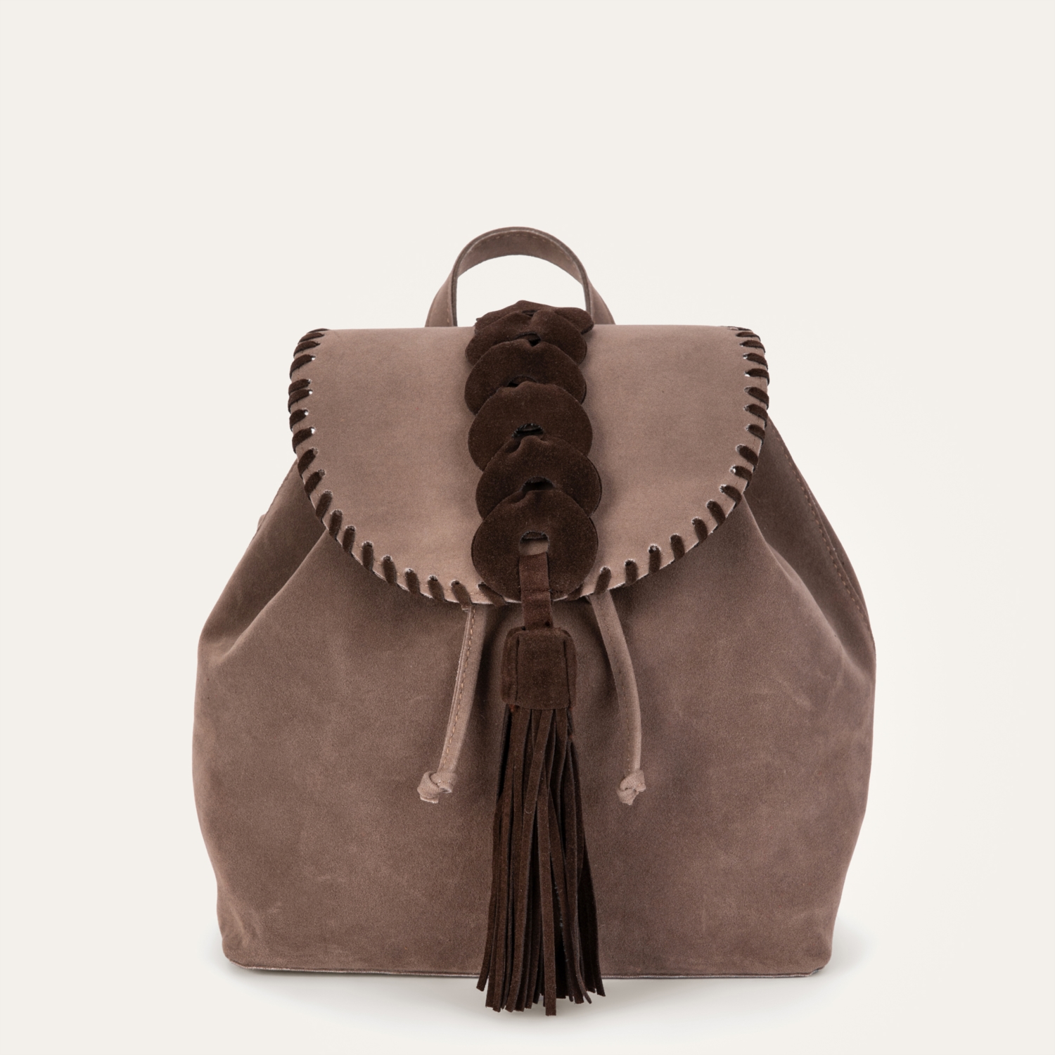 PÜSKÜL DETAYLI SIRT  ÇANTASI