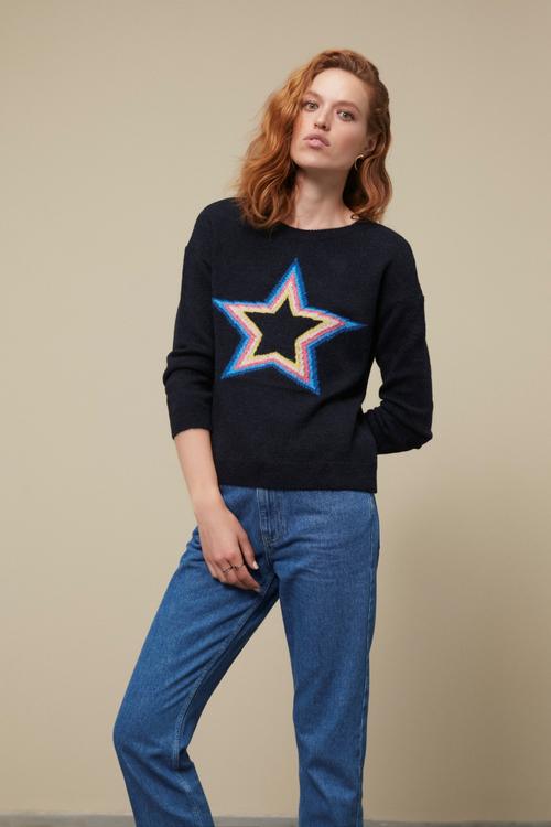  YILDIZ DESENLİ KAZAK