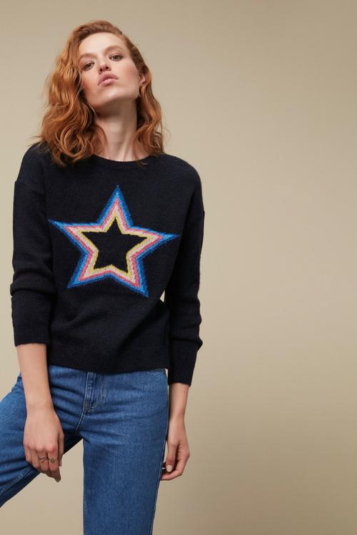  YILDIZ DESENLİ KAZAK