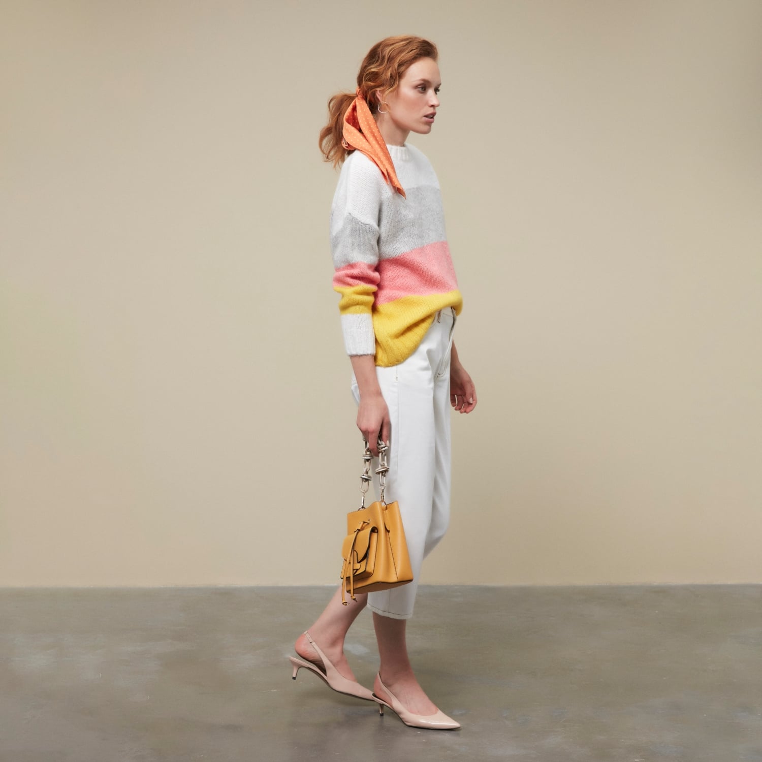 RENKLİ BİSİKLET YAKA KAZAK