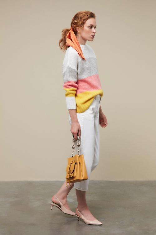  RENKLİ BİSİKLET YAKA KAZAK