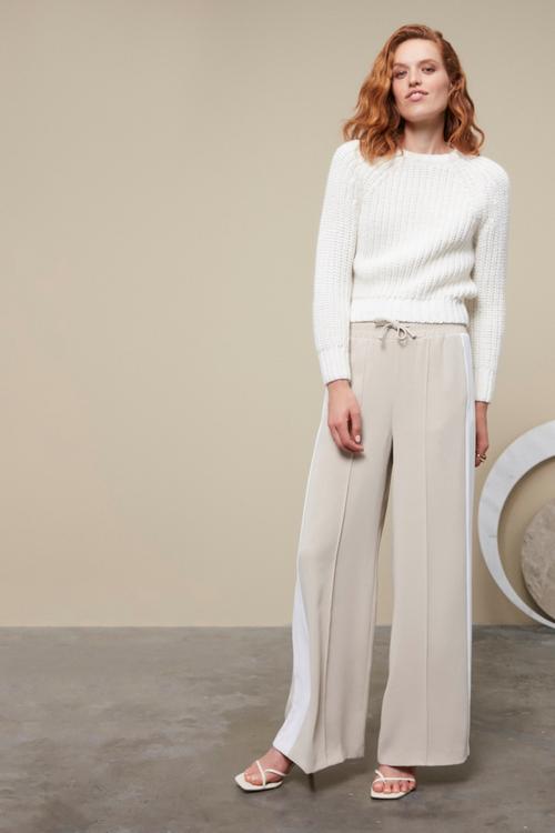  BELİ LASTİKLİ ŞERİTLİ PANTOLON