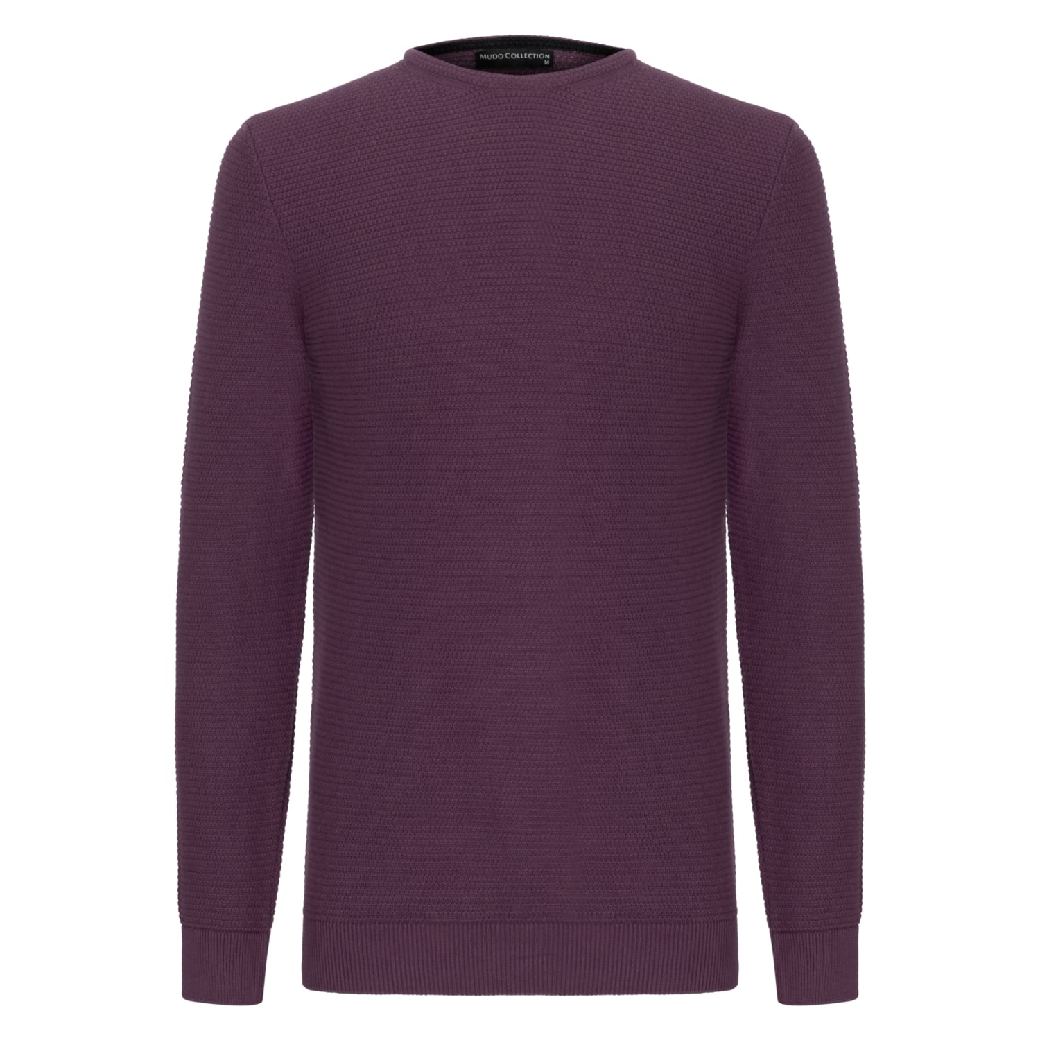 PAMUKLU ÖRGÜ DESENLİ KAZAK