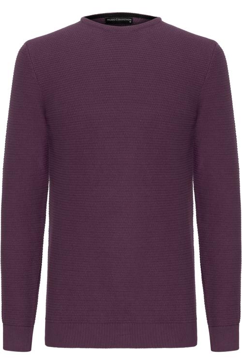  PAMUKLU ÖRGÜ DESENLİ KAZAK