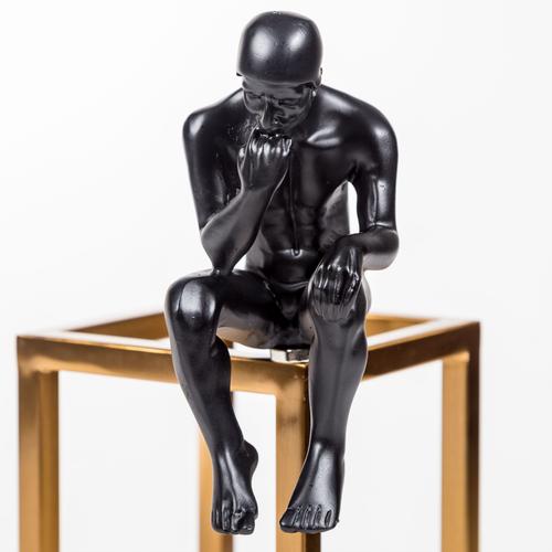  DÜŞÜNEN ADAM FİGÜRLÜ 10x10x31 CM