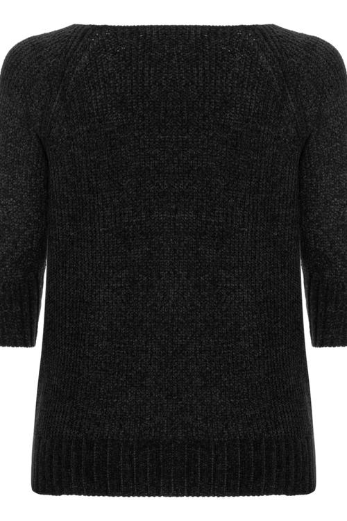  3/4 KOL ŞÖNİL DOKULU KAZAK