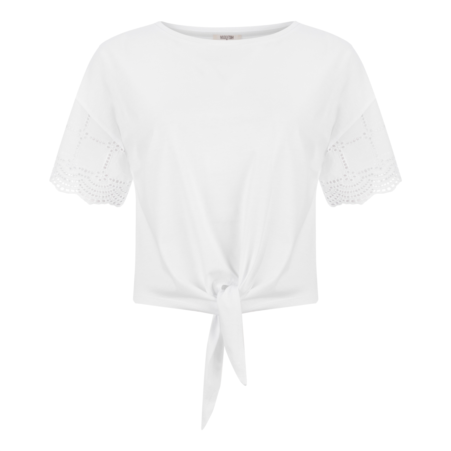 NAKIŞ DETAYLI PAMUK T-SHIRT