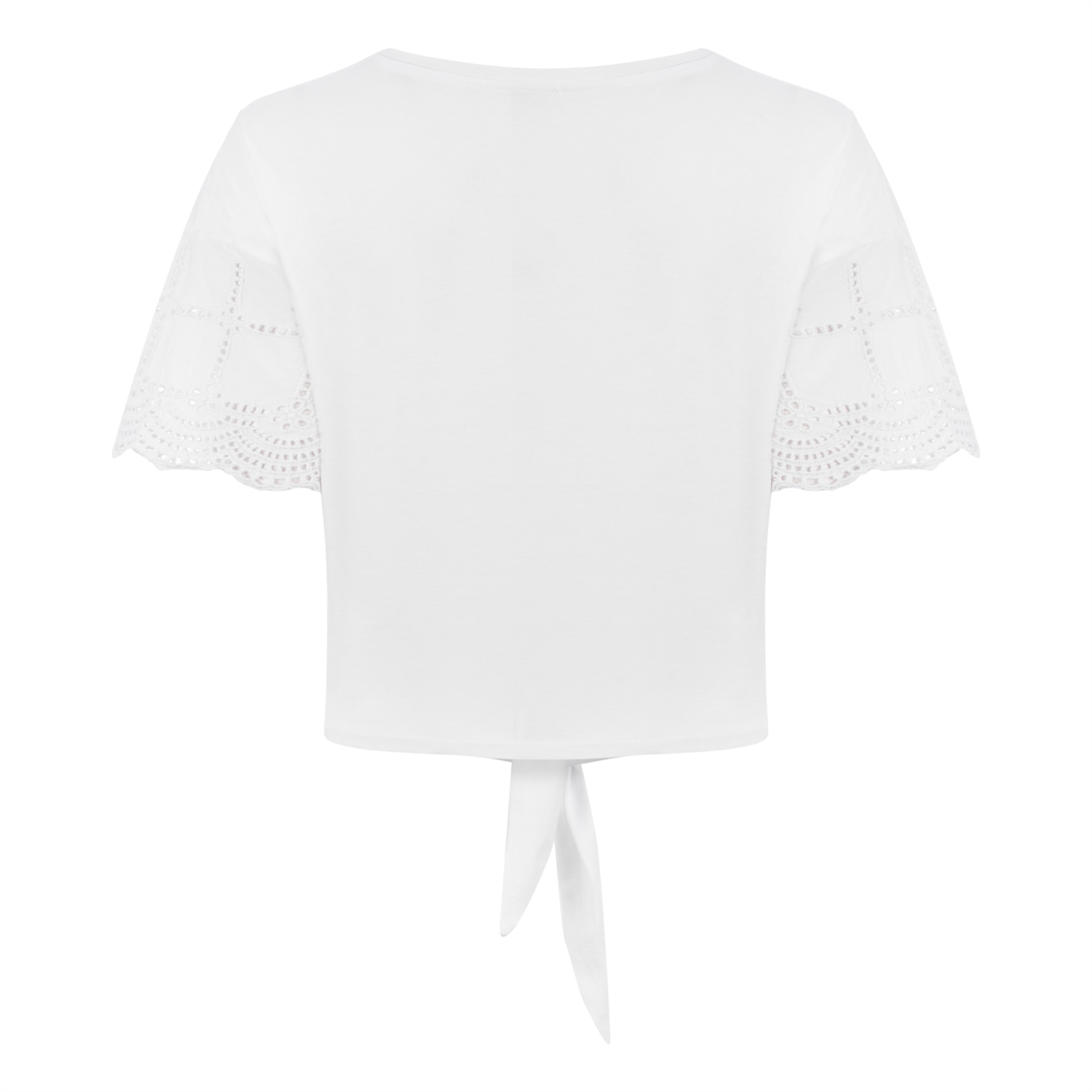 NAKIŞ DETAYLI PAMUK T-SHIRT