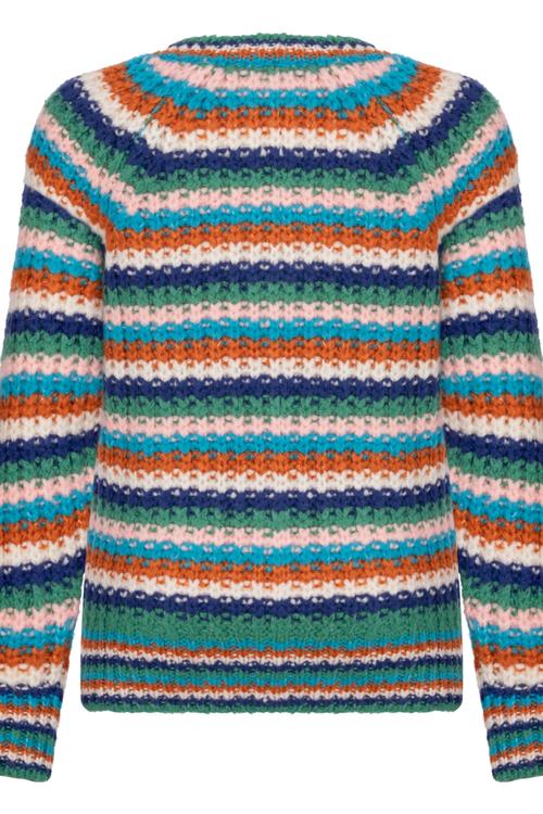  ÇİZGİLİ RENKLİ KAZAK