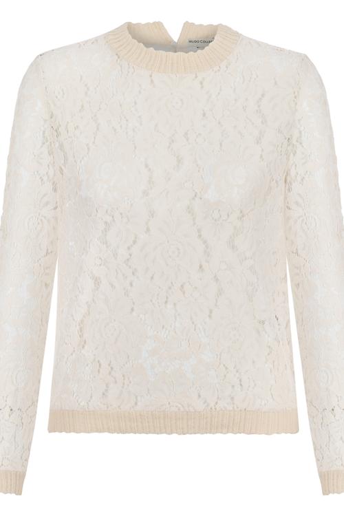  DANTELLİ UZUN KOL BLUZ